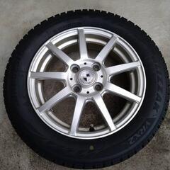 終了》【値下】中古ブリジストン 155/65R14 2020年製ホイール付冬タイヤ4