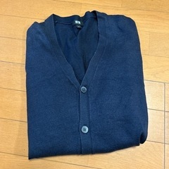 UNIQLO 麻カーディガン　メンズL