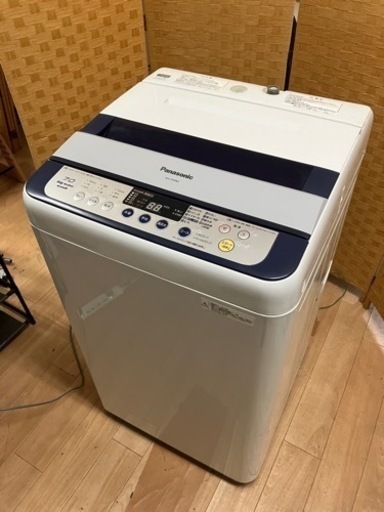 【引取】Panasonic パナソニック 洗濯機 7kg NA-F70PB7 2014年製
