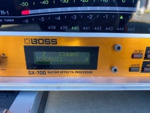 ラックシステム　BOSS GX700 チューナーKORG DTR1 電源システム