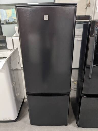 075【中古品】三菱 冷凍冷蔵庫 MR-P17EF-KK 168L 2020年製