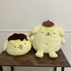 ポムポムプリン　BIGぬいぐるみ2点セット　タグ付き