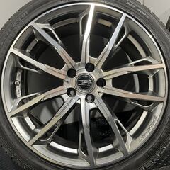 【Laufenn S FIT as-01 225/40R18】夏タイヤ【BROCHEN ブロッケン 18インチ 7J5HPCD100+48】22年製 バリ溝 プリウス等　(MTO77) Laufenn S FIT as-01 225/40R18】夏タイヤ【BROCHEN ブロッケン 18