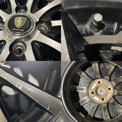 【BS BRIDGESTONE B250 165/55R15】夏タイヤ【MANARAY SPORT 15インチ 4.5J4HPCD100+43】スペーシア N-BOX等　(MTR94)