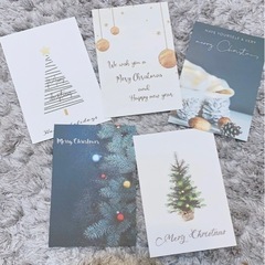 クリスマスポストカード5枚set