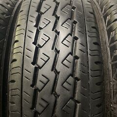 BS BRIDGESTONE V600 195/80R15 107/105L LT 15インチ 夏タイヤ 4本 20～22年製 バリ溝 ハイエース キャラバン等　(TD147)