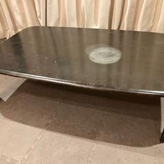 テーブル（座卓、ちゃぶ台）、脚が折れるテーブル