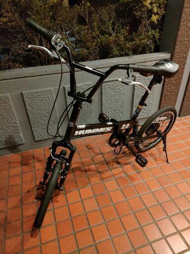 ノーパンク自転車HUMMER FDB206Wsus-NP Hummer 折り畳み自転車 楽天