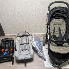 近日受渡】Joie KATOJIベビーカー、ベビーシートセット