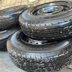 ハイエース　純正　標準タイヤ　ホイール　4本