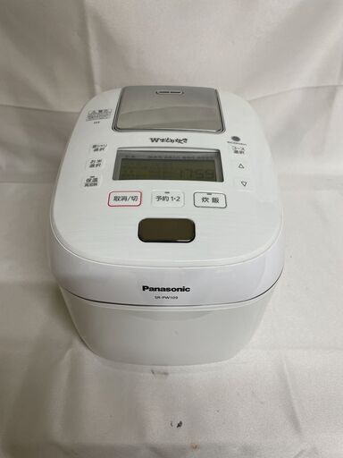 【北見市発】パナソニック Panasonic Wおどり炊き 可変圧力IHジャー炊飯器 SR-PW109 2020年製 白 (E2170kxwY)