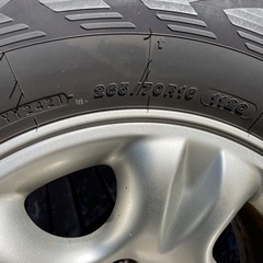 ばり山スタッドレス＋ハイラックスサーフ純正ホイール4本セット