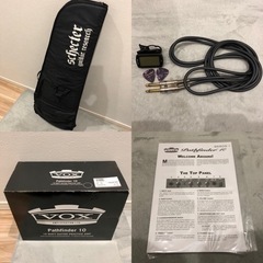 中古】ギター SCHECTER ( シェクター ) OMEN-6 Black＆アンプ VOX 