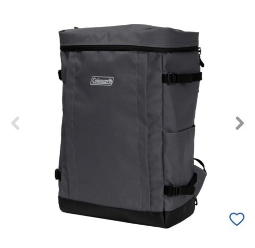 コールマン シールド35 35L グレー/ブラック  リュック Coleman スクエア　バックパック　 撥水