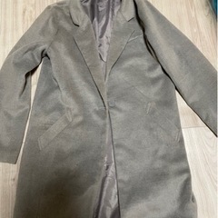 灰色　レディースコート