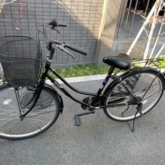 自転車　26インチ　黒　