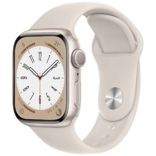 が大特価！ 極美品　Apple Watch series 8 GPSモデル 45mm スターライト 腕時計