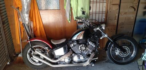 YAMAHA ﾄﾞﾗｯｸﾞｽﾀｰ400 ｶｽﾀﾑ 要整備車 車庫内放置車 ﾊﾟｰﾂ取りなど 現状