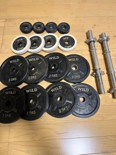 ワイルドフィット　ダンベル　10Kg　２個セット 楽天市場】[WILD FIT Premium] 固定式ダンベル 10kg WF 2本セット送料