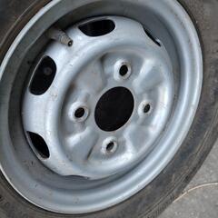 希少　ホンダ N-３６０　１０インチ　純正？　鉄ホイール　４本