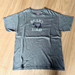 アメリカで購入 Hanes Tシャツ カーキ色