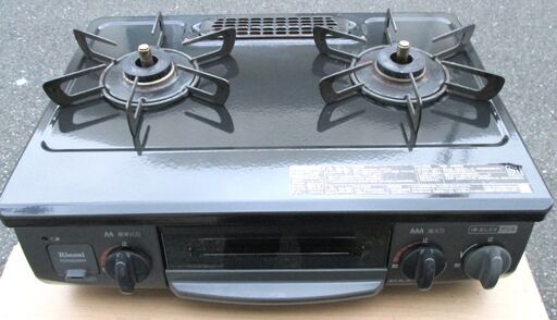 ☆リンナイ Rinnai KSR562BKR RT34NJH-R 都市ガス用グリル付ガステーブル◆Siセンサー全口搭載！使い勝手抜群