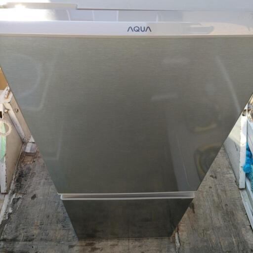 2021年製 AQUA ノンフロン 冷凍冷蔵庫 AQR-13K 126リットル 中古動作品