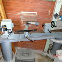 いまは無き米国デルタ社製　１２インチ無段変速木工旋盤