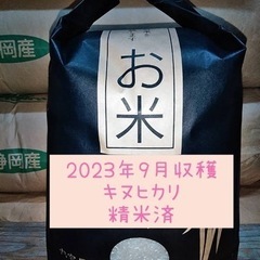 2023年9月収穫新米キヌヒカリ 彩色、精米済 10kg2950円～③
