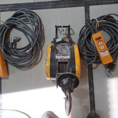 RYOBI ウインチ 130kg WI-125 中古 2台あり RYOBI ウインチ 130kg WI-125 中古 2台あり