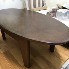楕円形ソファテーブル