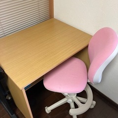 学習机と椅子のセット