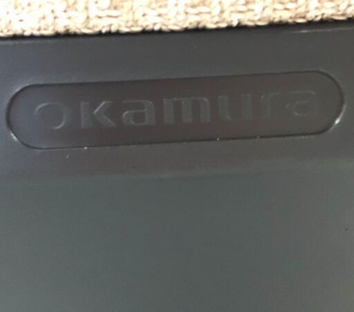 オカムラ★okamura  ノーム オフィスチェア 肘なし デスクチェア 8CB5KA ベージュ 事務椅子 中古