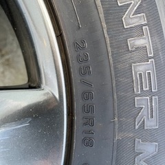 235/65R18レクサスRX200t.300.450h用スタッドレス純正アルミセット中古品