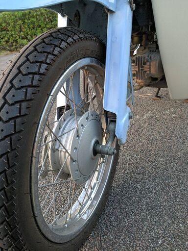 リトルカブ セル付き4速 キャブレター 水色 リトルカブ4速セル付き