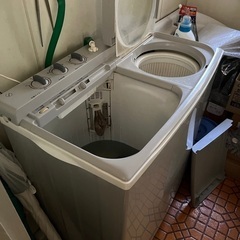 二層式洗濯機　動作確認済み　東芝 二槽式洗濯機 二層式洗濯機 4...