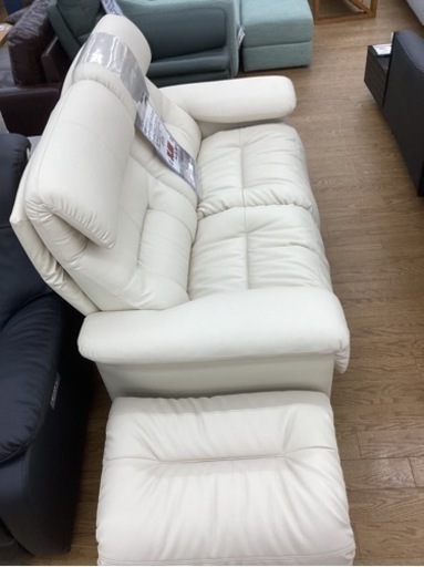 KK-59【新入荷　リサイクル品】マルイチセーリング　ムーヴィー２　2シーターリクライニングソファ　アイボリー KK-59【新入荷 リサイクル品】マルイチセーリング ムーヴィー2 2