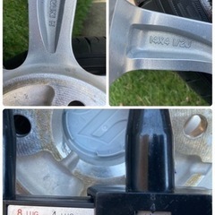 お話中⭐️⭐️美品‼️✨✨  新車外し‼️  ✨✨2023年サマータイヤ‼️  スズキ純正アルミ‼️  155/65R14‼️ ⭐️⭐️