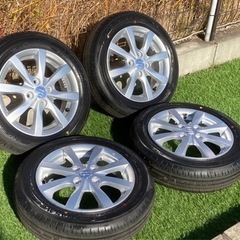 お話中⭐️⭐️美品‼️✨✨  新車外し‼️  ✨✨2023年サマータイヤ‼️  スズキ純正アルミ‼️  155/65R14‼️ ⭐️⭐️