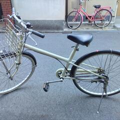手渡しのみ、無印良品の自転車26インチ、7,900円、整備済み中...