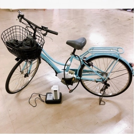 電動自転車 YAMAHA PAS ami ヤマハ パスアミ 26インチ 3段変速 整備済み 自転車カバー付き