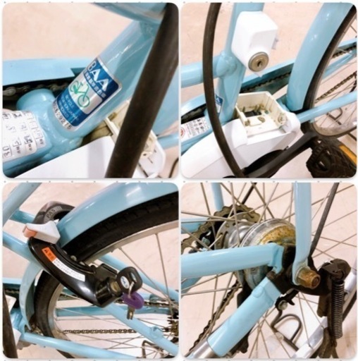 電動自転車 YAMAHA PAS ami ヤマハ パスアミ 26インチ 3段変速 整備