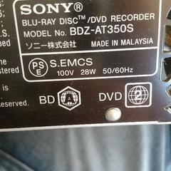 　SONY/ブルーレイディスク/DVDレコーダー