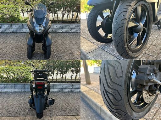 【普通免許仕様もOK】トリシティ155ABS ETC BOX グリップヒーター 3.2万km台★TRIX★ 普通免許仕様もOK】トリシティ155ABS 走行1.7万km台「高評価」純正グリップ