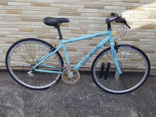 中古自転車 ルイガノ2×8段変速 450MM 軽整備済み 防犯登録対応 町田市 相模原市043MM