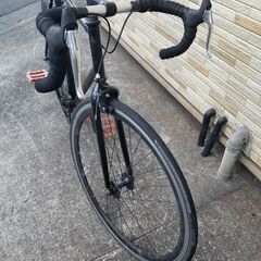 中古自転車 ピストバイク シングル 大きめサイズ600ｍｍ  軽整備済み 防犯登録対応 町田市 相模原市048MM 中古自転車 ピストバイク シングル 大きめサイズ600mm 軽整備済み