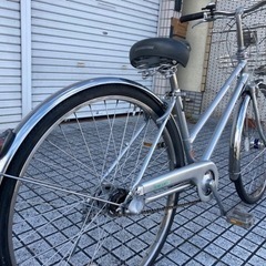 【26インチ自転車】ブリヂストン製　美品❗️内装3段変速　LEDオートライト付　BAA認定車　鍵新品❗️スペアキーあり　若林自転車　唐崎店　SALE中❗️
