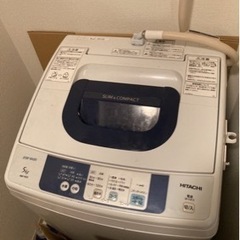 日立　縦型洗濯機　　nw-H52