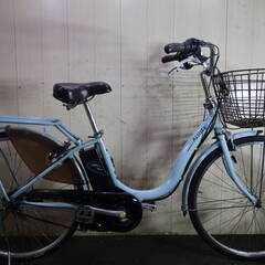 新基準美品！ブリヂストン アシスタベーシック A6B16 リチウム長持ちタイプ3.1AH 26インチ 3段 LED　BLUE