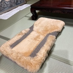 ムートン 羊 高級座椅子2つ セット